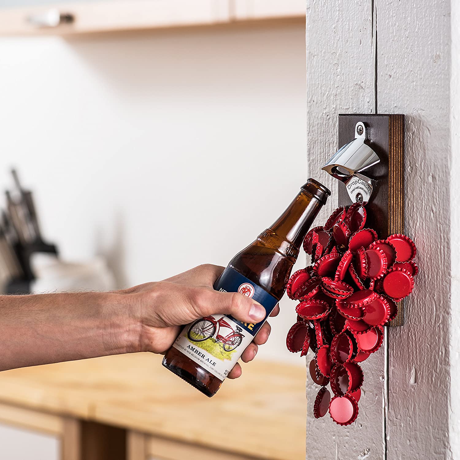 dropcap bottle opener