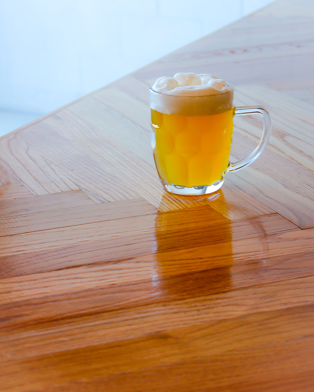 the seed glassware at the brewery