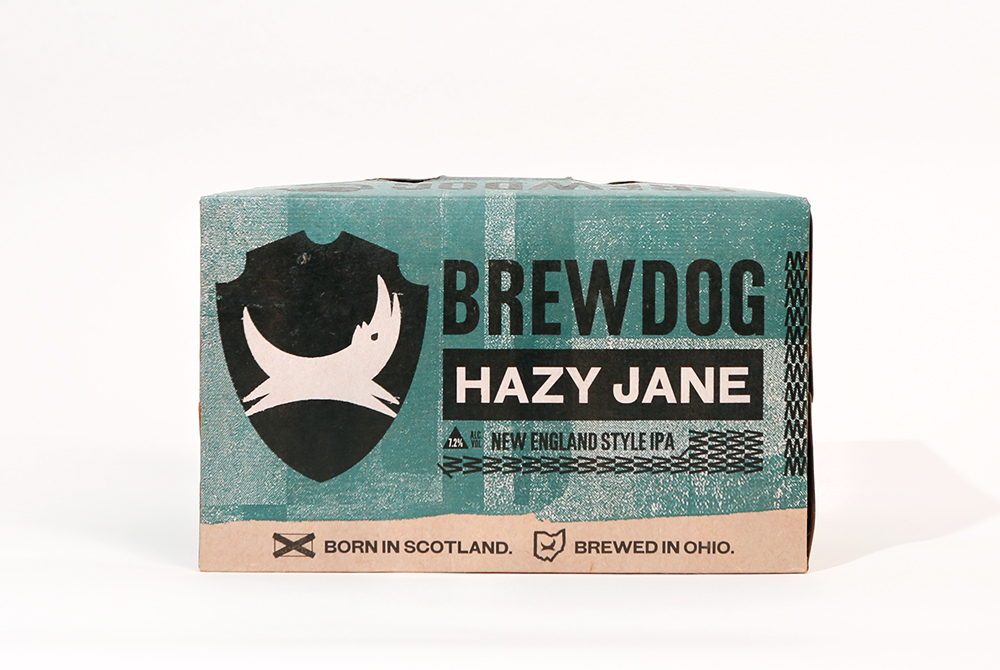 6 pack of hazy ipa brewdog hazy jane