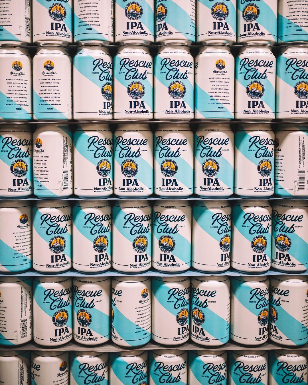 rescue club brewing ipa cans