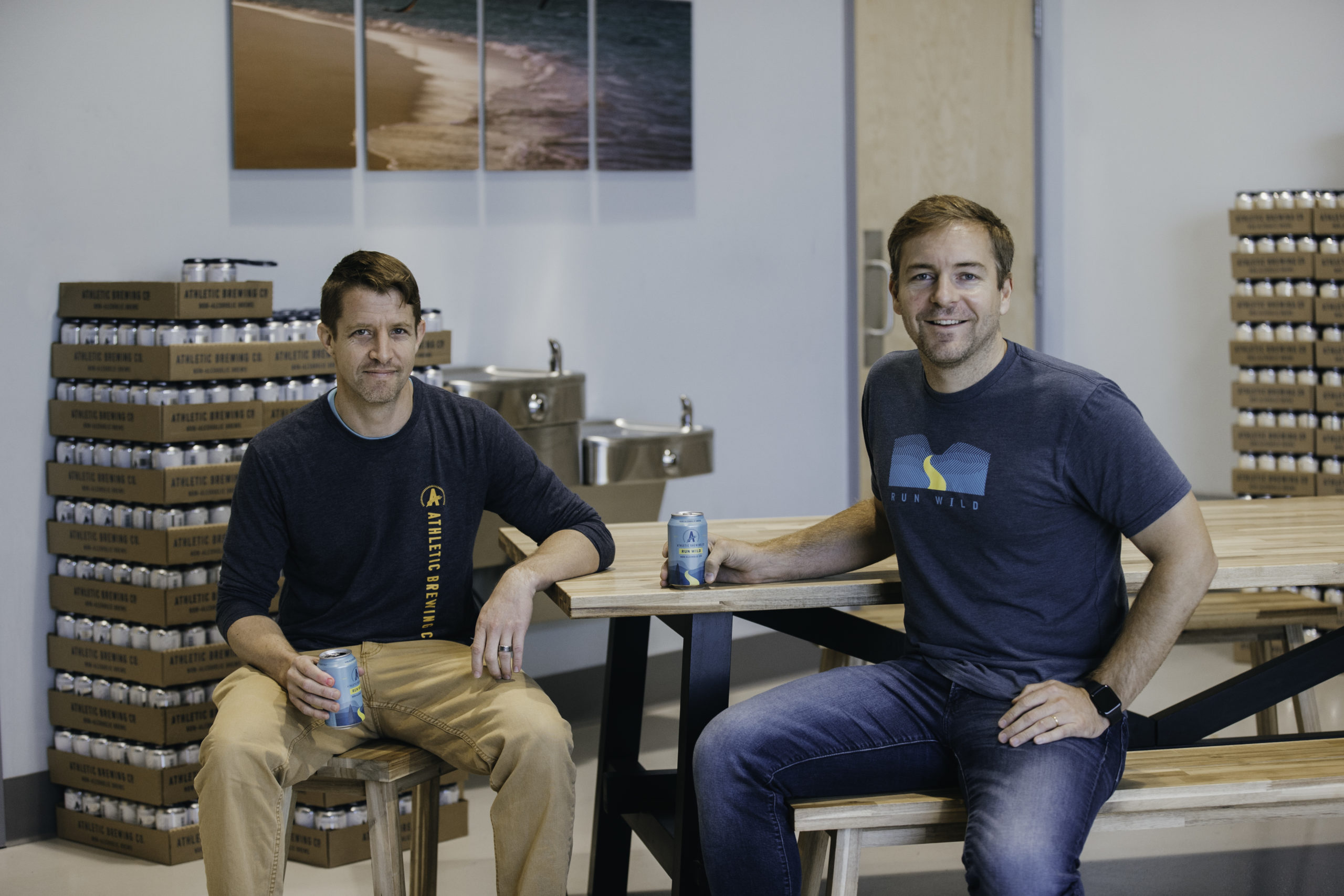 athletic brewing's founders Bill and John