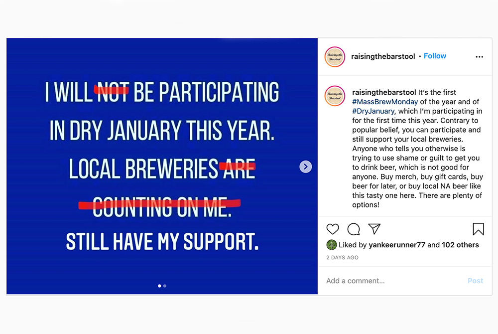 dry january craft beer problem