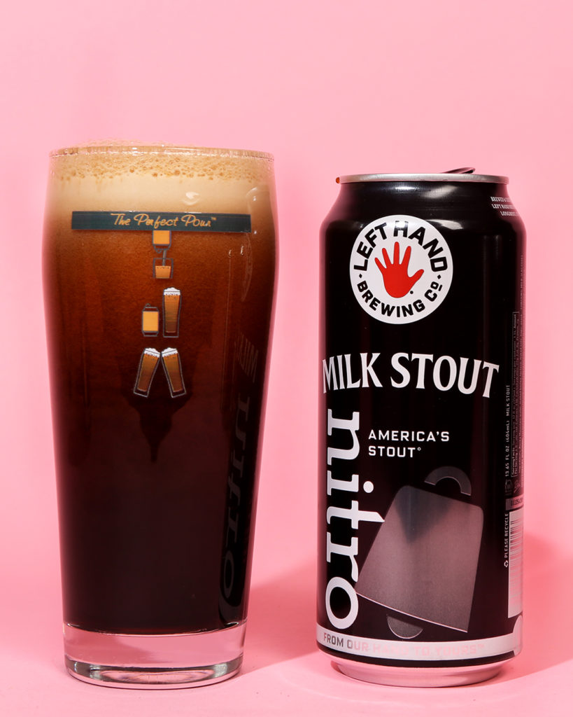 nitro milk stout from left hand