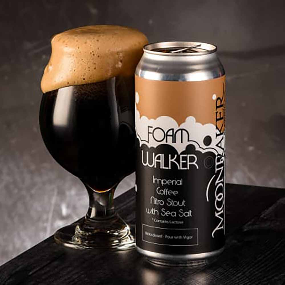 moonraker brewing company foam walker imperial nitro coffee stout nitro beer