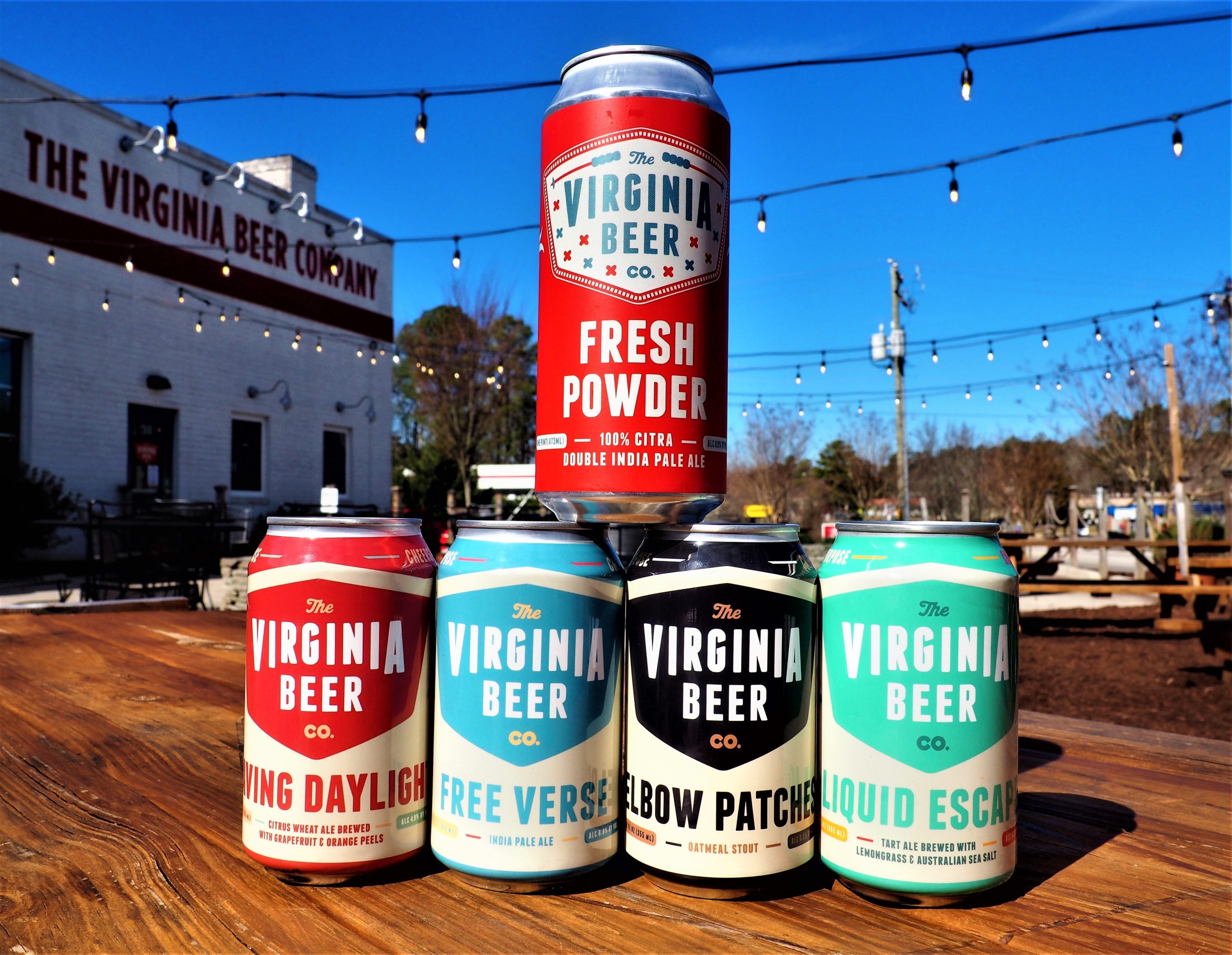 the virginia beer co cans