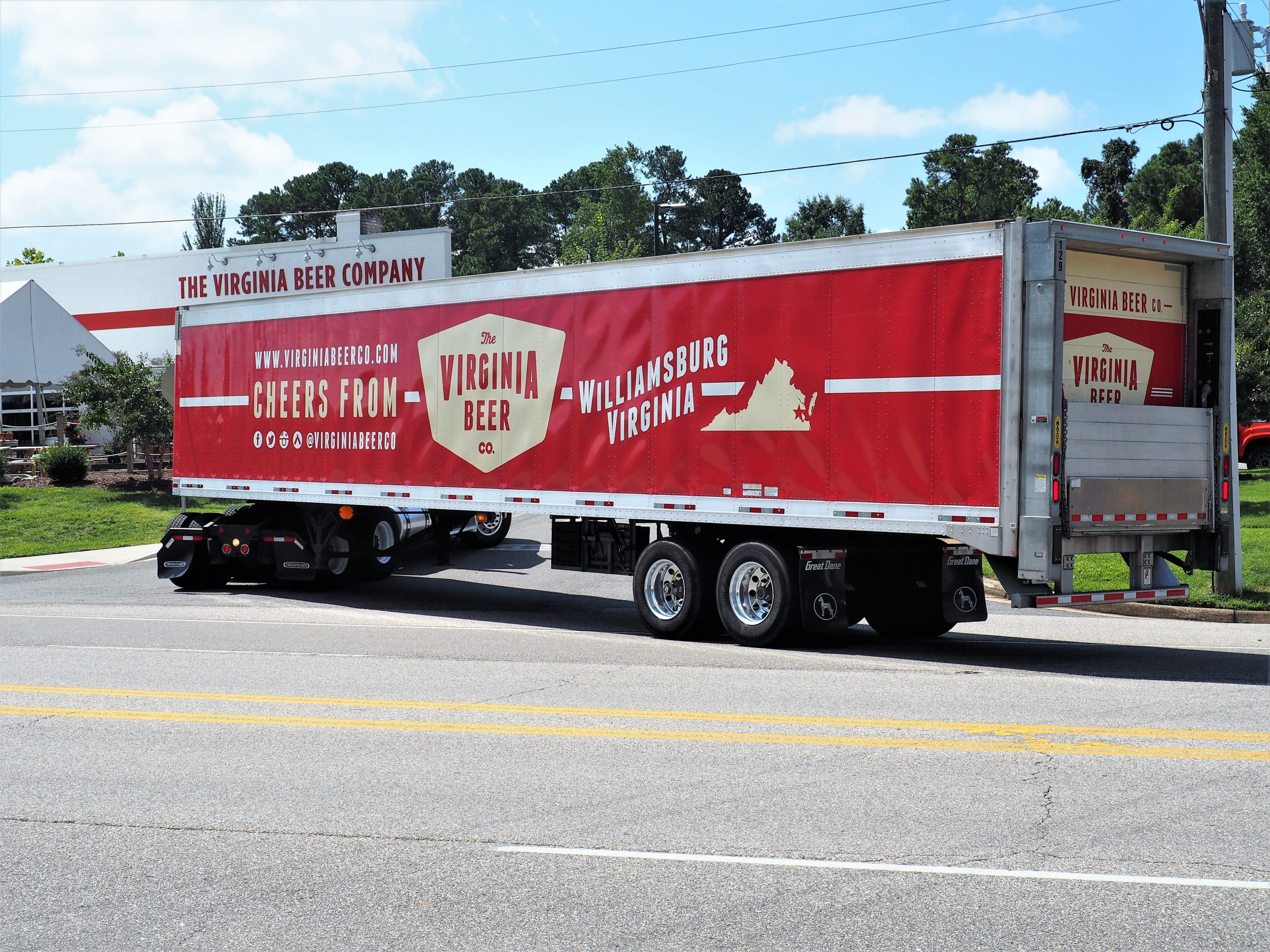 virginia beer co delivery truck