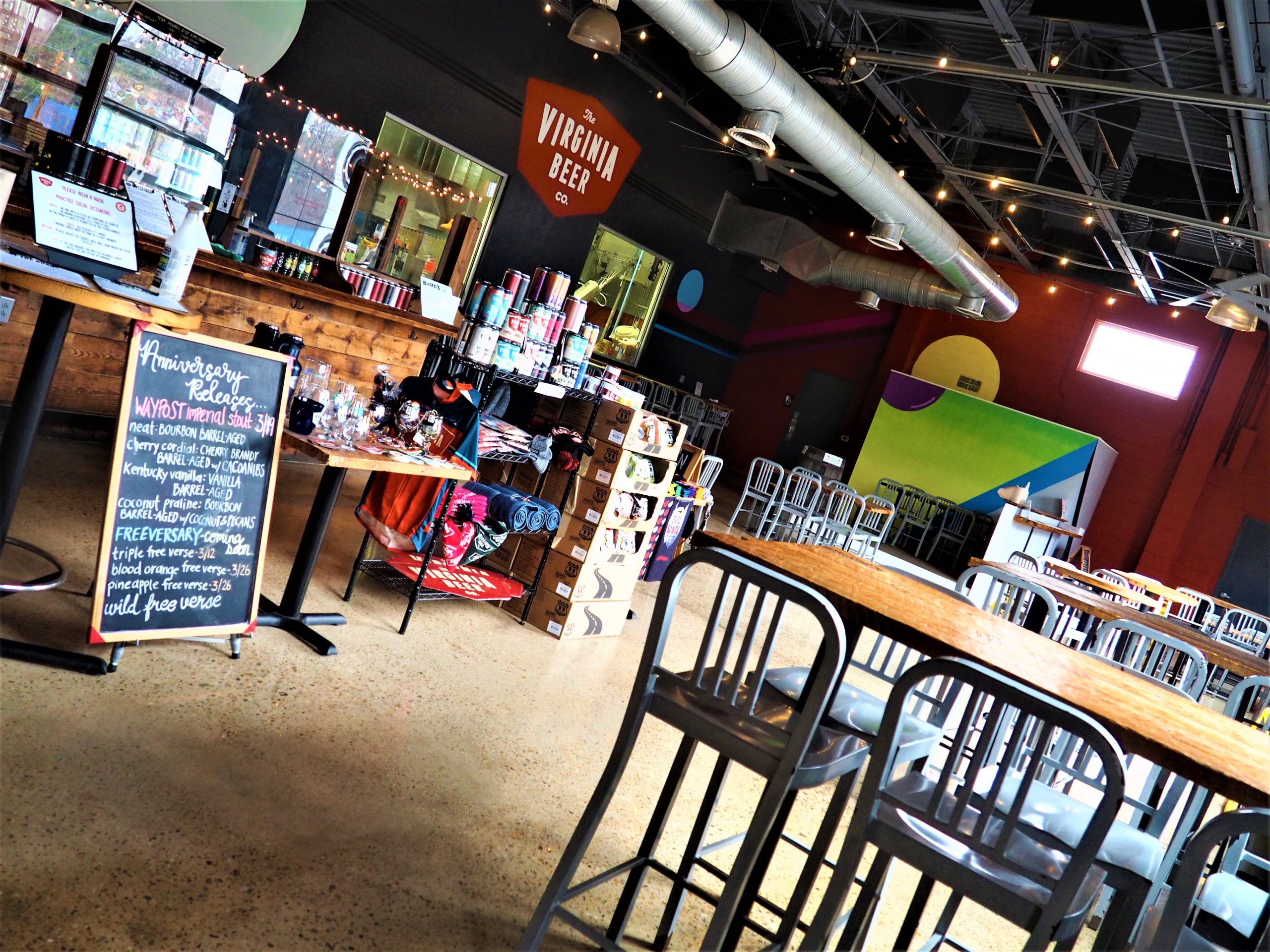 the virginia beer co interior