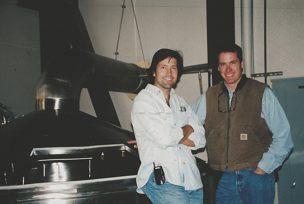 david walker and adam firestone in the brewhouse