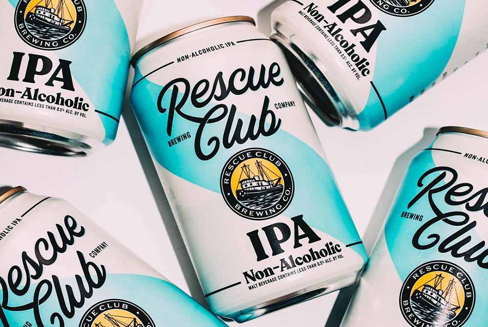 rescue club non-alcoholic beer