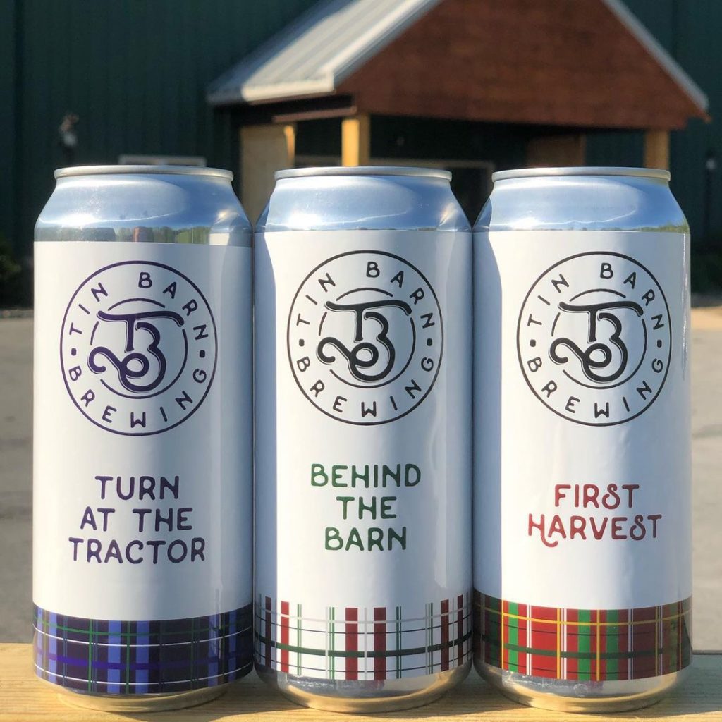 tin barn brewing first can sale