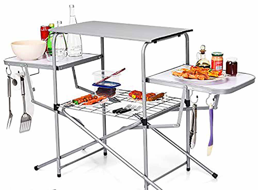 giantex folding table tailgating