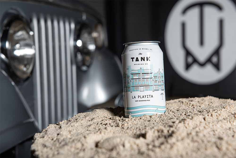 tank brewing co. playita beach beer