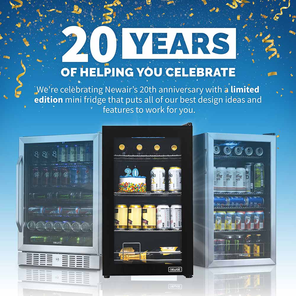 newair limited edition 20th anniversary beer fridge