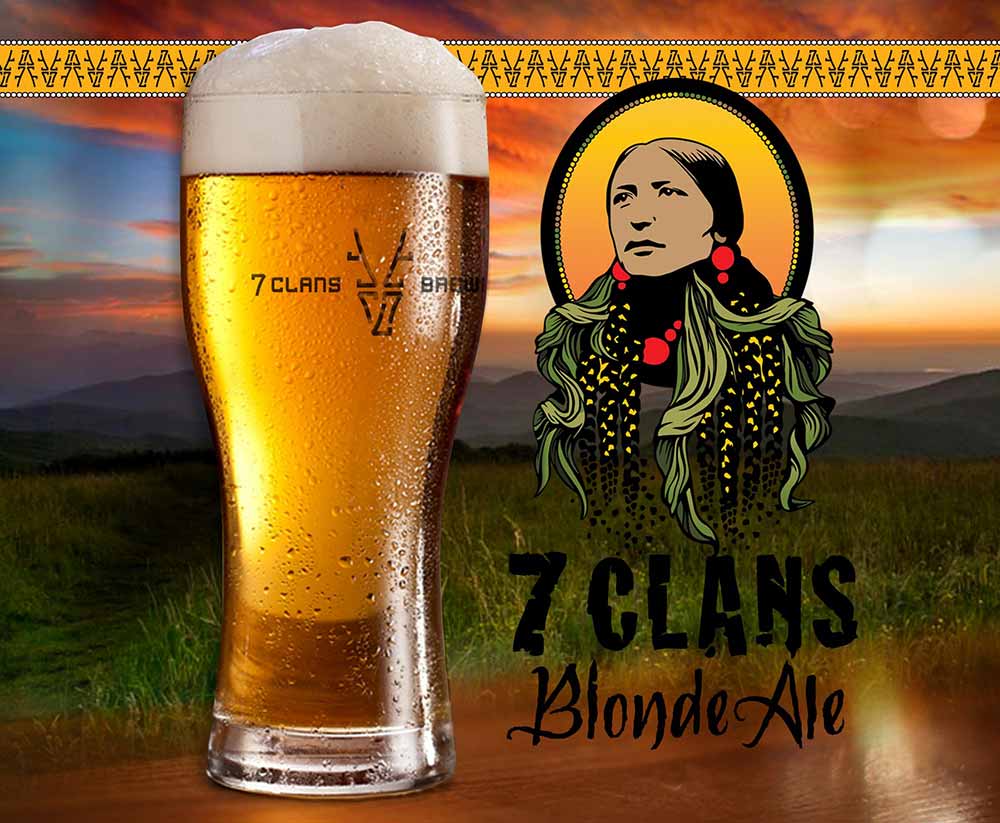 7 clans brewing blonde ale native american breweries
