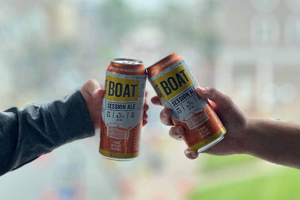 carton brewing company boat beer session ale