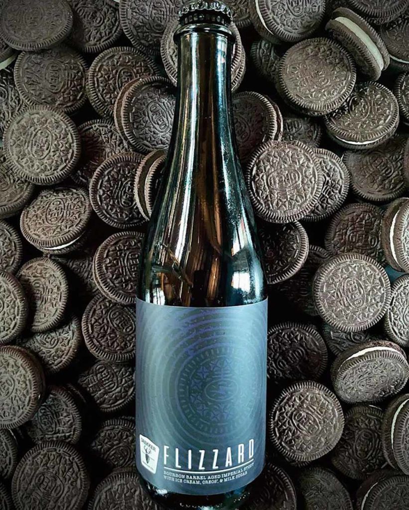 drekker brewing co flizzard ba stout oreo