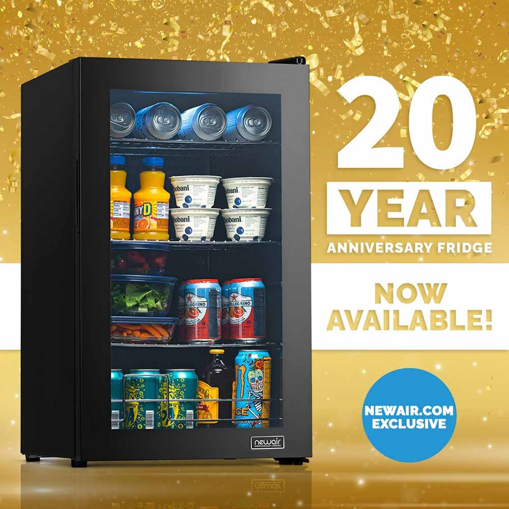 new air 20th anniversary limited-edition beer fridge