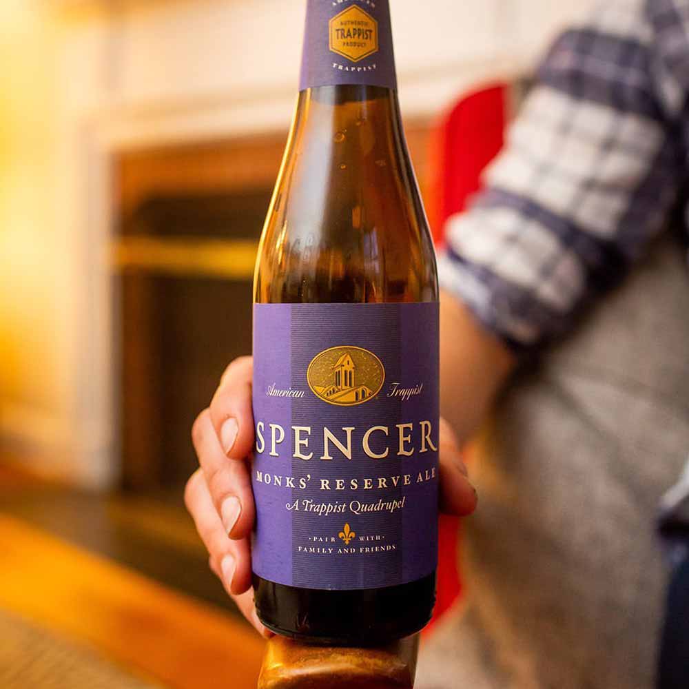 spencer brewery monks reserve ale belgian quad