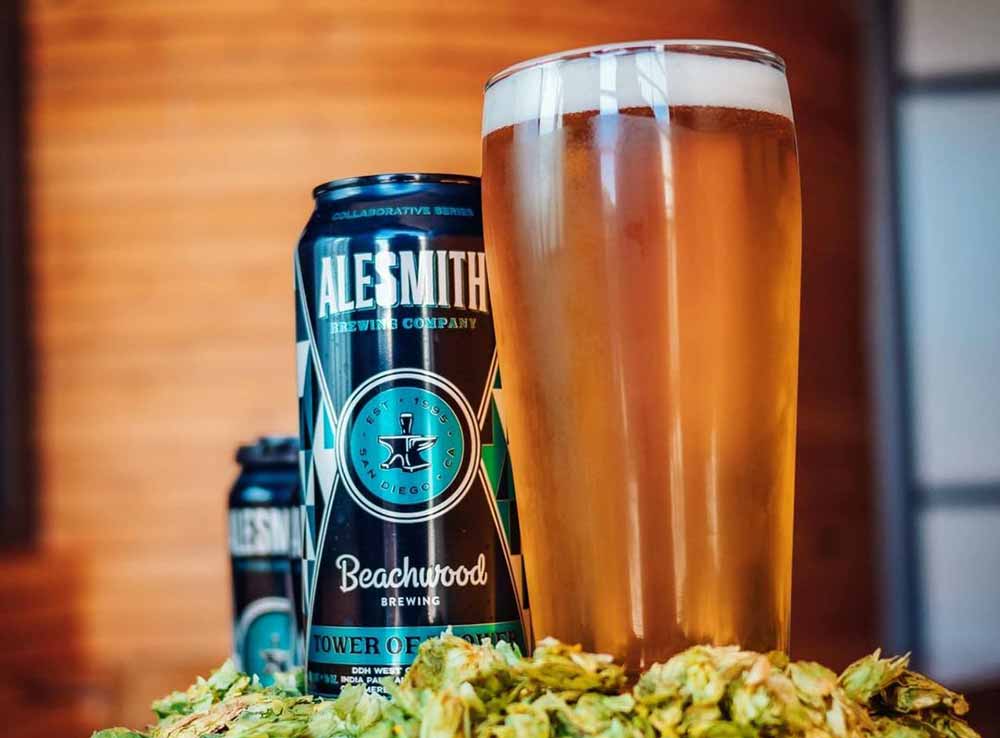 alesmith brewing x beachwood brewing tower of flower