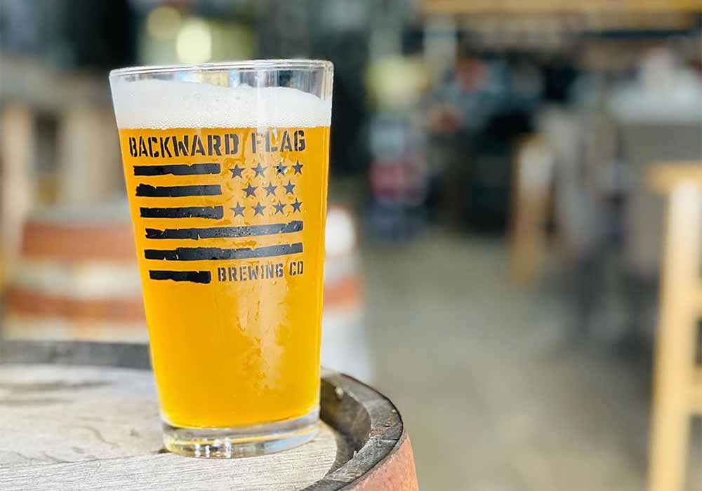 backward flag brewing