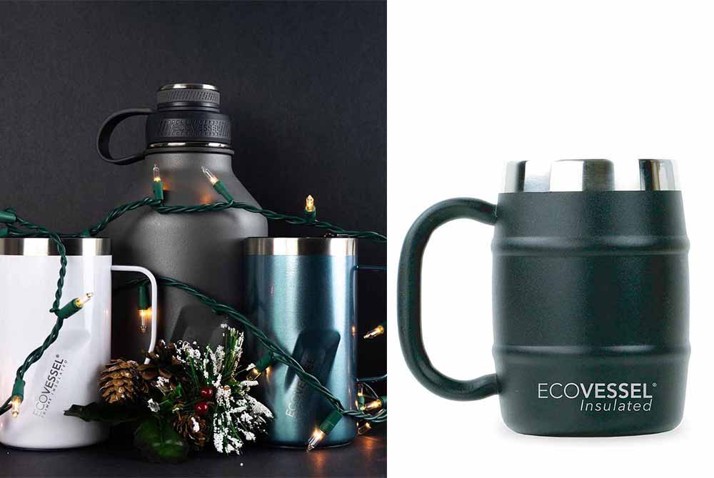 ecovessel double barrel beer coffee mug best last minute gifts