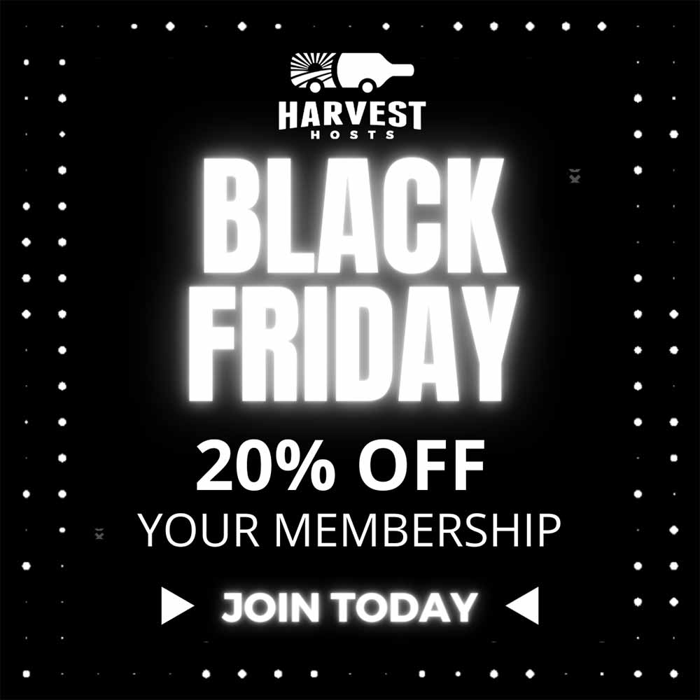 harvest hosts black friday