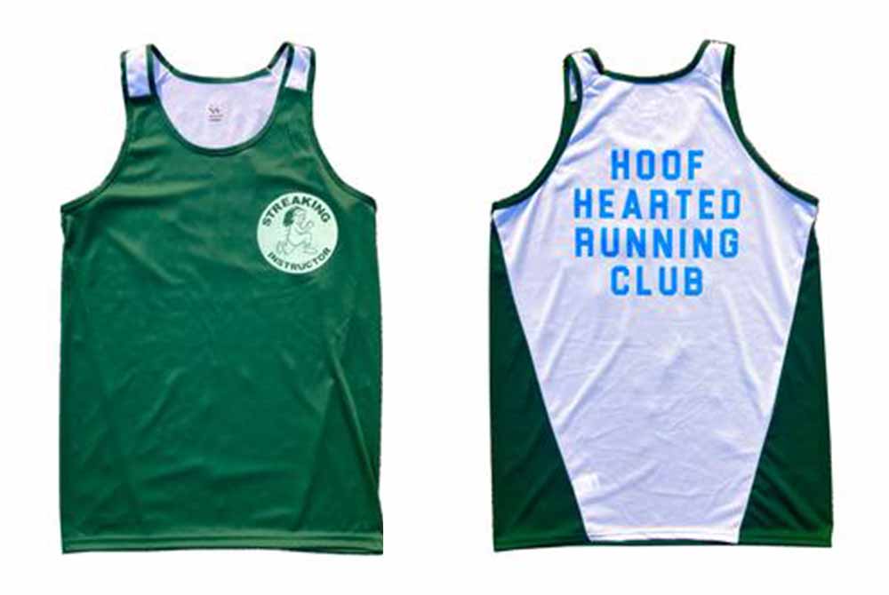 hoof hearted brewing running club singlet
