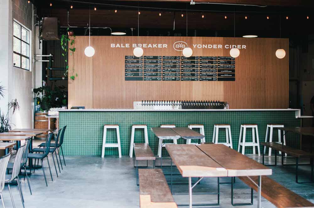 bale breaker brewing company x yonder cider taproom