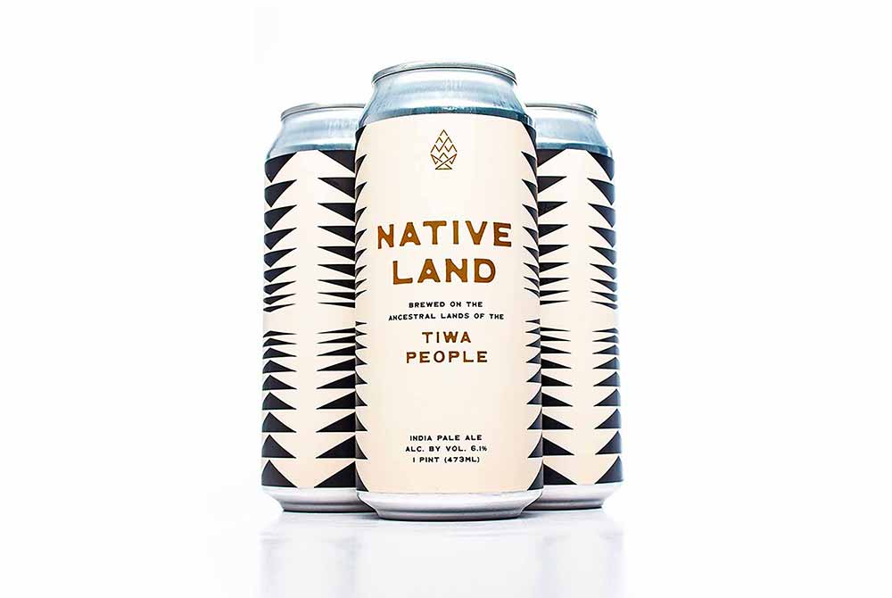 bow & arrow brewing co native land beer