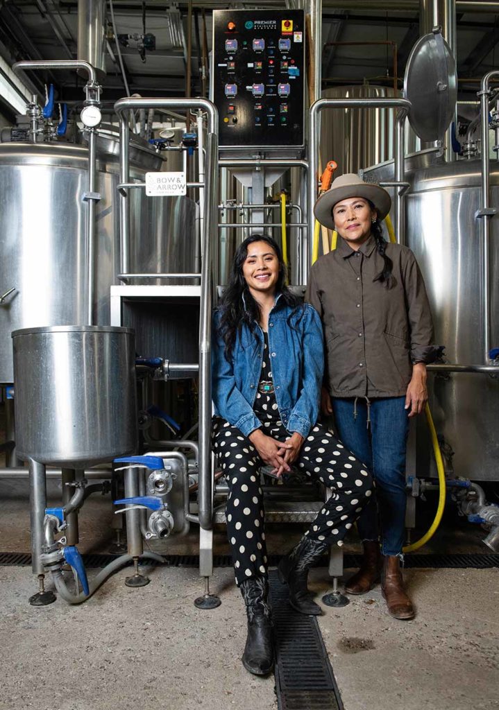 bow & arrow brewing co. missy begay and shyla sheppard