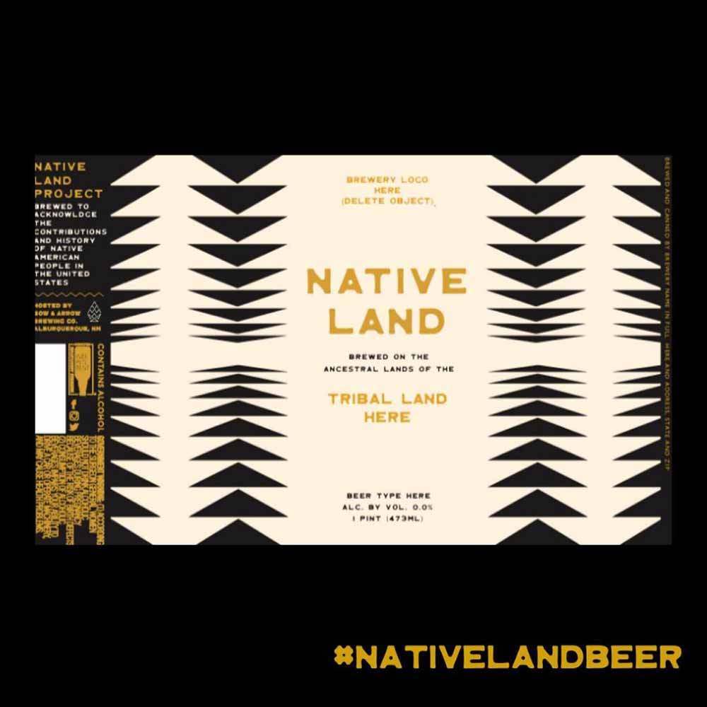 bow & arrow brewing co native land beer