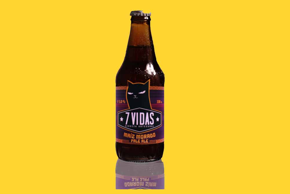 7 vidas maiz morado pale ale peru beer