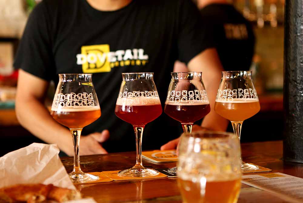 dovetail brewery taproom