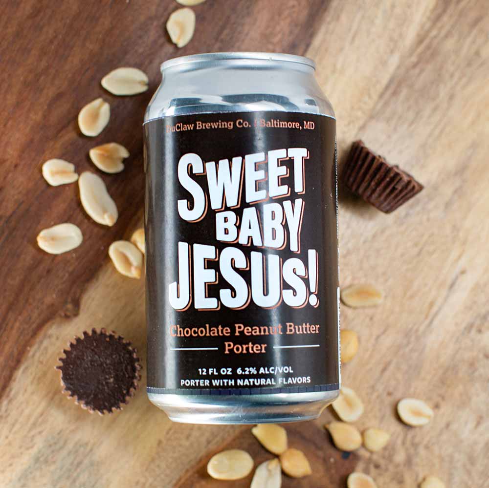 duclaw brewing company sweet baby jesus peanut butter beers