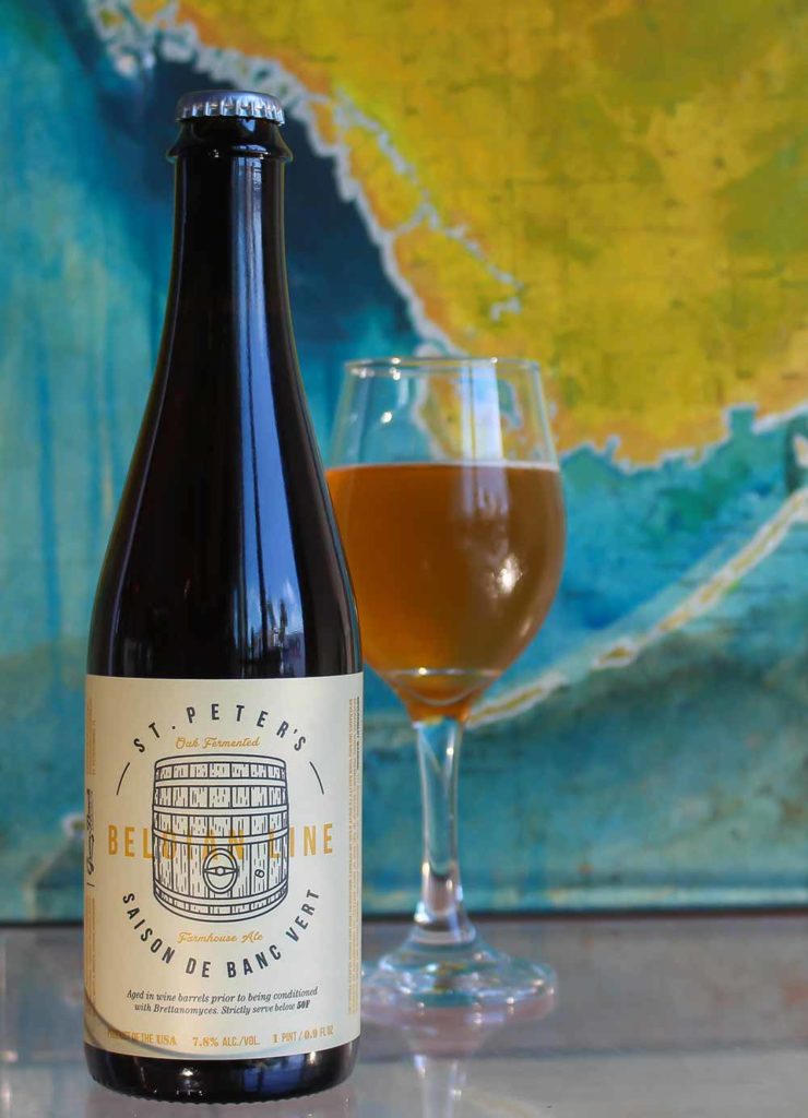 green bench brewing webss city cellar saison de banc vert