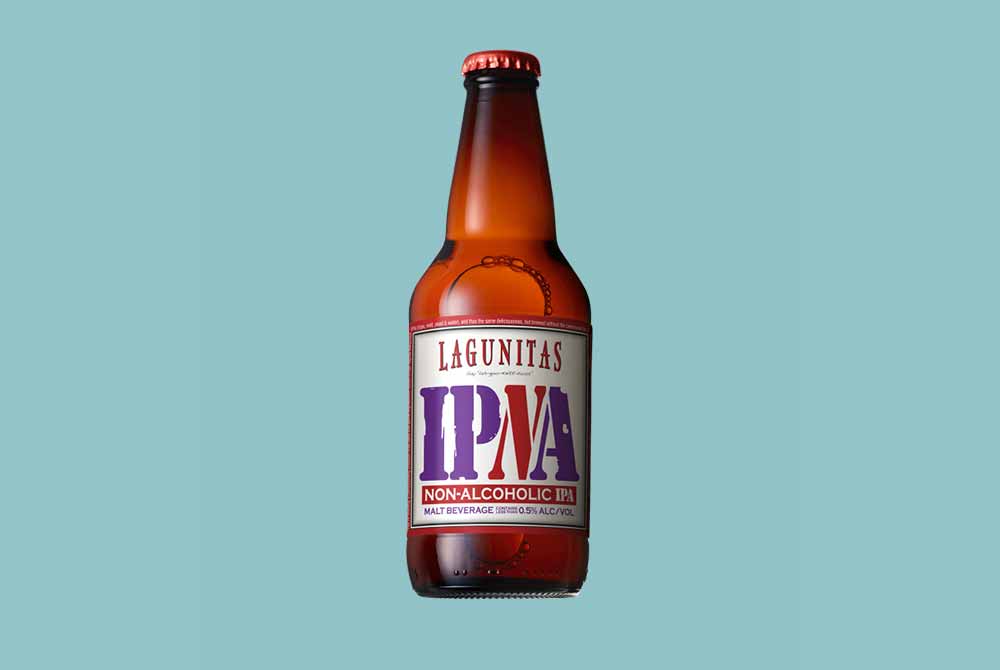 lagunitas brewing company ipna non-alcoholic beer