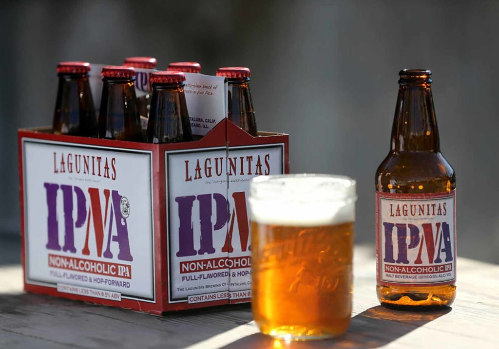 lagunitas brewing company ipna non-alcoholic beer