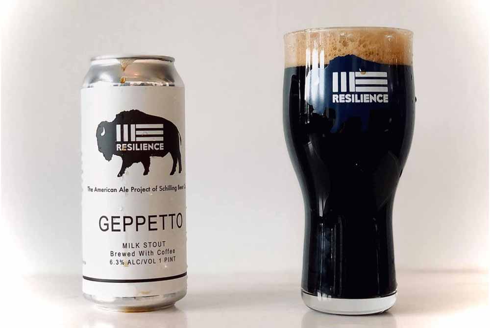 resilience brewing geppetto milk stout