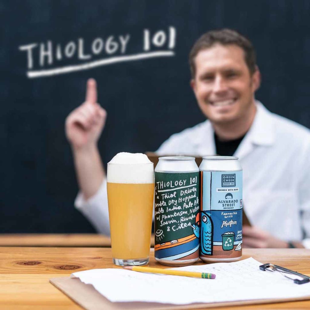 alvarado street brewery x green cheek beer co thiology 101 phantasm