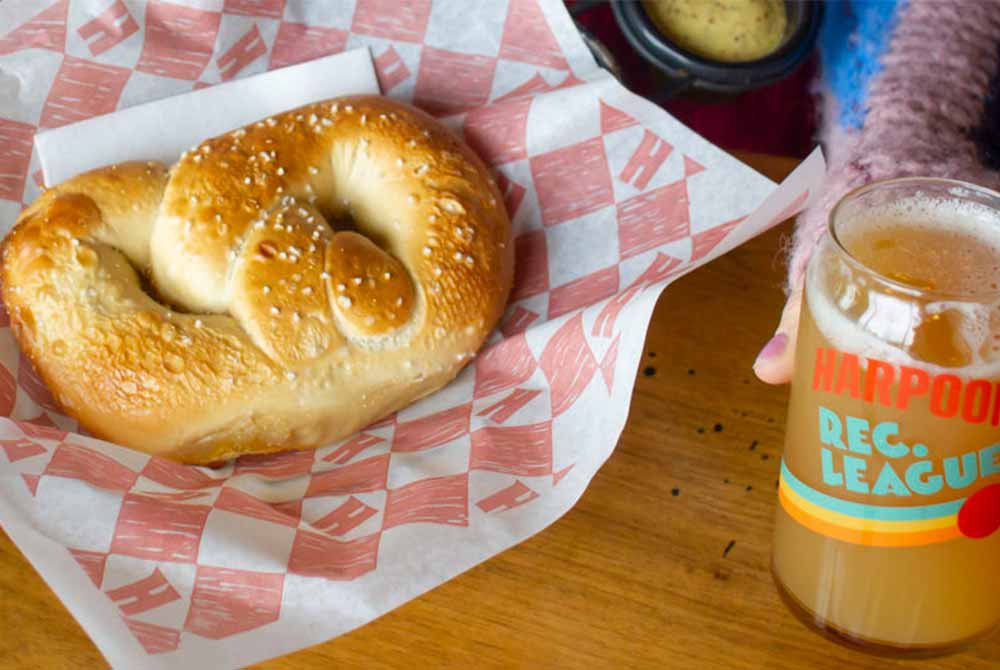 harpoon brewery beer pretzel pairing