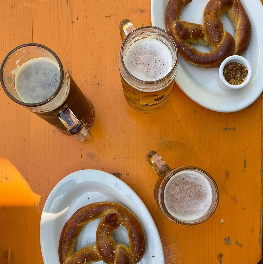 hofkuche beer pretzel pairing