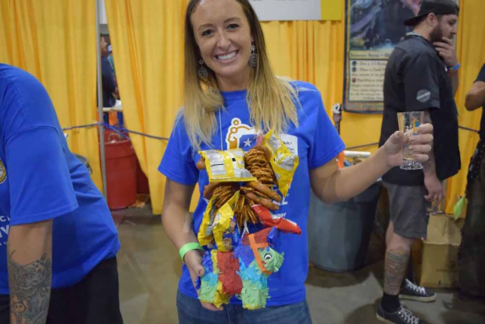 pretzel necklace great american beer festival