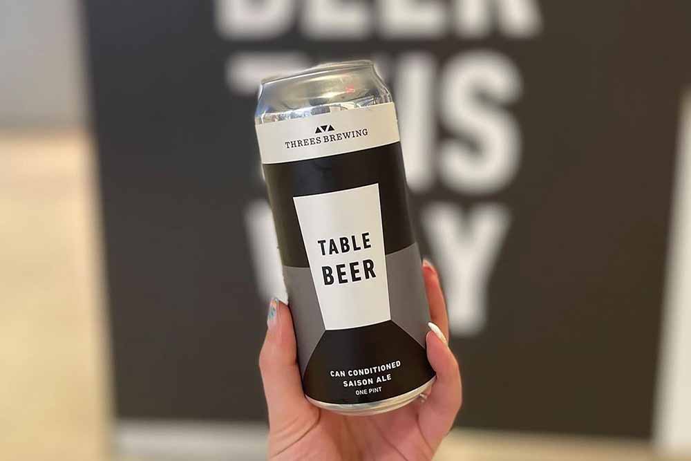 threes brewing table beer saison