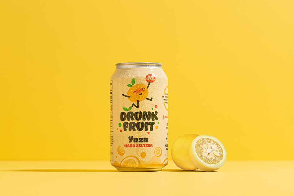 drunk fruit yuzu hard seltzer