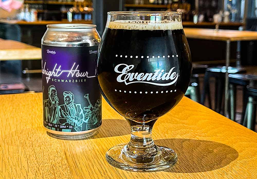 eventide brewing midnight hour schwarzbier