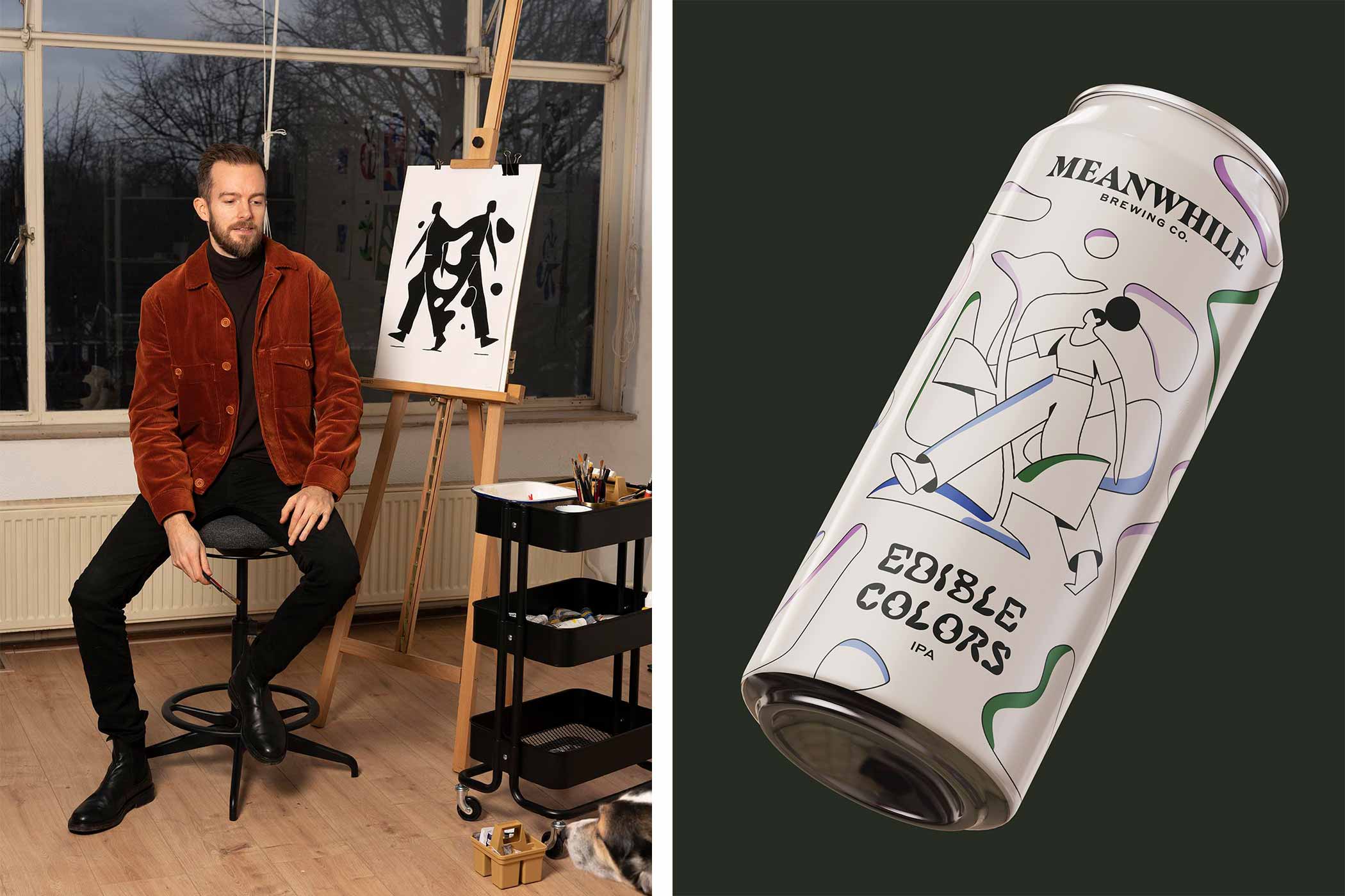 Meanwhile Brewing Teams Up with Dutch Artist for New IPA Series