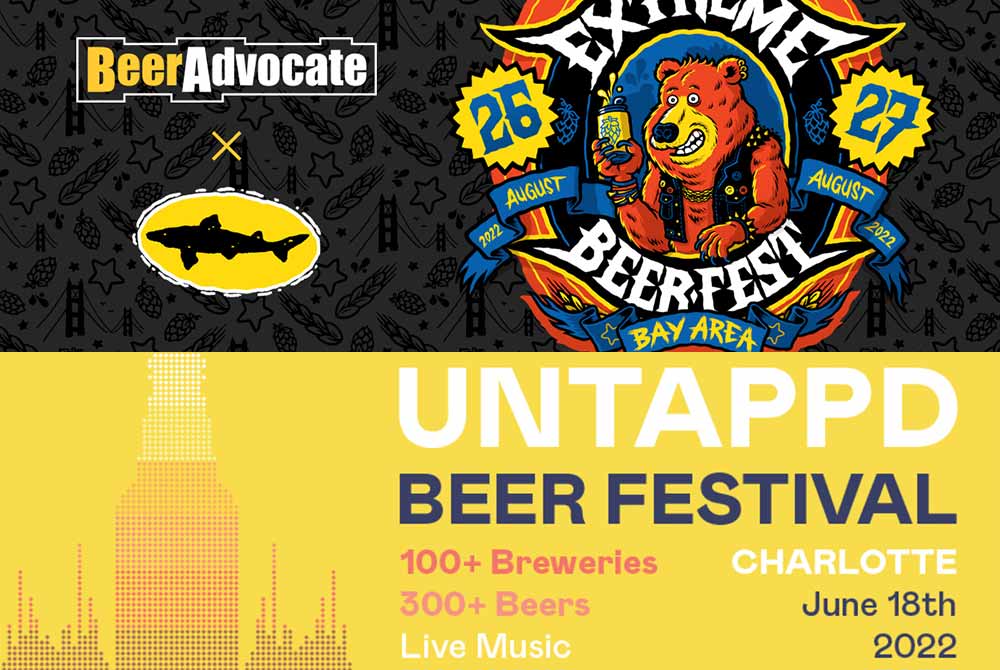 untappd charlotte x beeradvocate extreme beer fest bay area