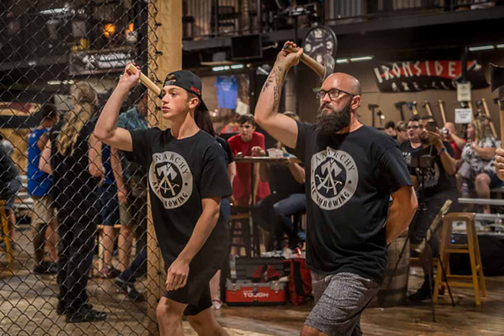 world axe throwing league duals