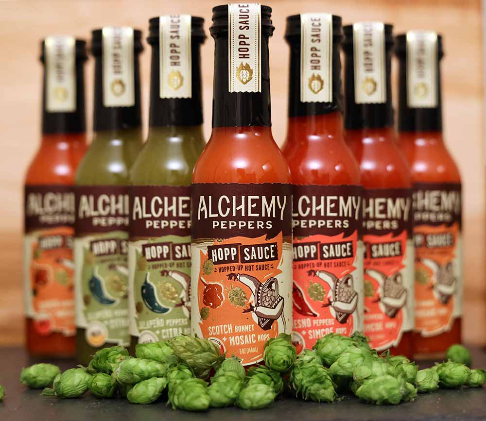 alchemy peppers hopp sauce all three