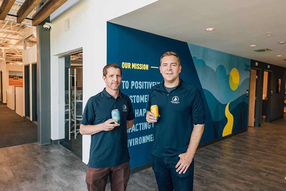athletic brewing company cofounders bill shufelt and john walker non-alcoholic beer